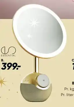 Bilka Spejl med oplader og højtaler tilbud