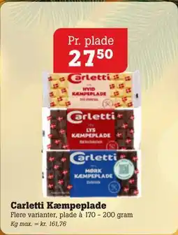 Poetzsch Padborg Carletti Kæmpeplade tilbud