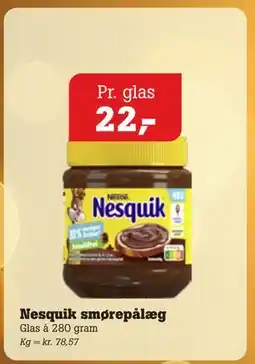 Poetzsch Padborg Nesquik smørepålæg tilbud