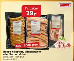 Poetzsch Padborg Hoppe Kålpølser, Wienerpølser eller Bacon i skiver tilbud