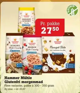 Poetzsch Padborg Hammer Mühle Glutenfri morgenmad tilbud