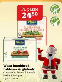 Poetzsch Padborg Wasa knækbrød Laktose- & glutenfri tilbud