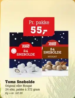 Poetzsch Padborg Toms Snebolde tilbud