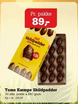 Poetzsch Padborg Toms Kæmpe Skildpadder tilbud