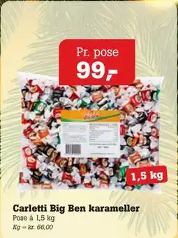 Poetzsch Padborg Carletti Big Ben karameller tilbud