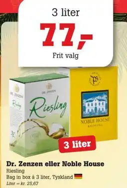 Poetzsch Padborg Dr. Zenzen eller Noble House tilbud