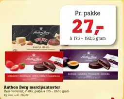 Poetzsch Padborg Anthon Berg marcipantærter tilbud