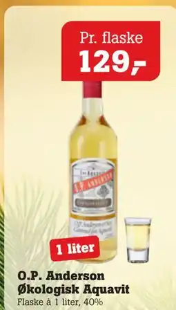 Poetzsch Padborg O.P. Anderson Økologisk Aquavit tilbud