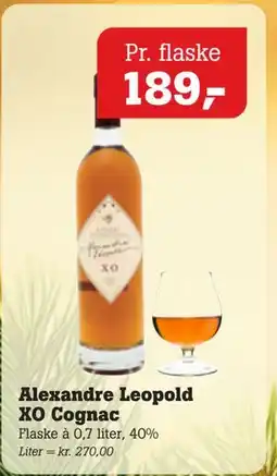 Poetzsch Padborg Alexandre Leopold XO Cognac tilbud