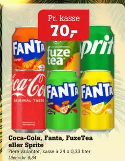 Poetzsch Padborg Coca-Cola, Fanta, FuzeTea eller Sprite tilbud