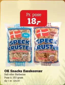 Poetzsch Padborg OK Snacks flæskesvær tilbud