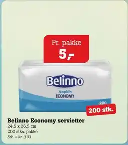Poetzsch Padborg Belinno Economy servietter tilbud