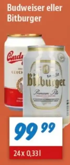 Budweiser eller Bitburger