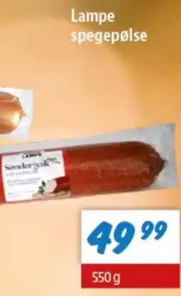 zur Krone Lampe spegepølse tilbud