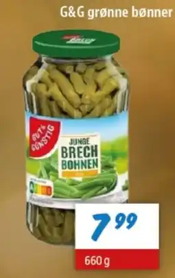 zur Krone G&G grønne bønner tilbud