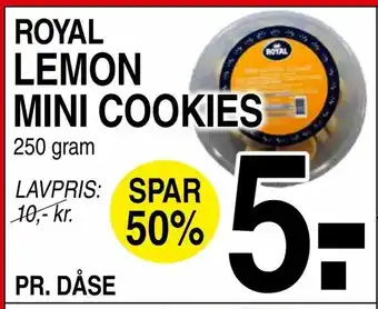 ABC Lavpris Lemon mini cookies tilbud