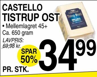 ABC Lavpris Tistrup ost tilbud