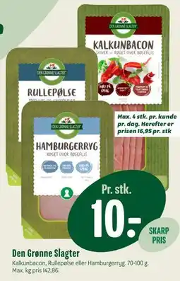 Min Købmand Den Grønne Slagter tilbud