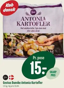 Min Købmand Gestus Danske Antonia Kartofler tilbud