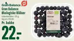 Min Købmand Grøn Balance Økologiske Blåbær tilbud