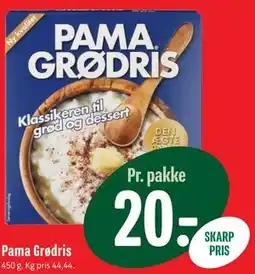 Min Købmand Pama Grødris tilbud