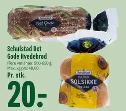 Min Købmand Schulstad Det Gode Hvedebrød tilbud
