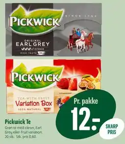 Min Købmand Pickwick Te tilbud