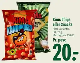 Min Købmand Kims Chips eller Snacks tilbud