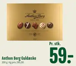 Min Købmand Anthon Berg Guldæske tilbud