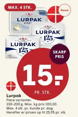SPAR Lurpak tilbud