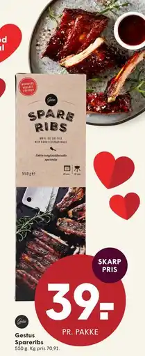 SPAR Gestus Spareribs tilbud