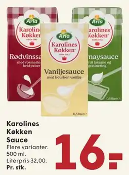 SPAR Karolines Køkken Sauce tilbud