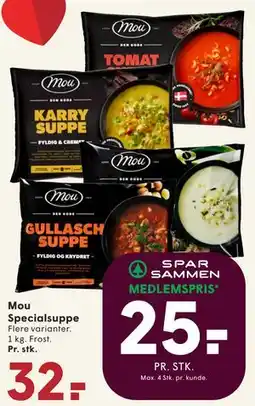 SPAR Mou Specialsuppe tilbud