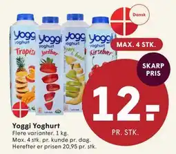 SPAR Yoggi Yoghurt tilbud