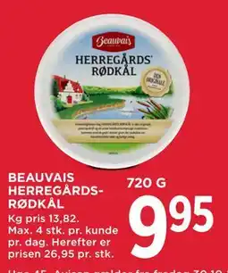 MENY BEAUVAIS HERREGÅRDS-RØDKÅL tilbud