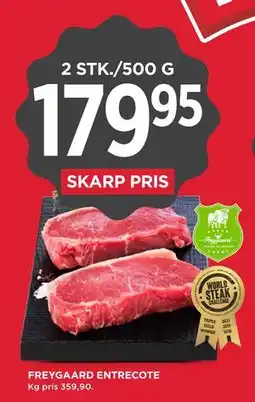 MENY FREYGAARD ENTRECOTE tilbud