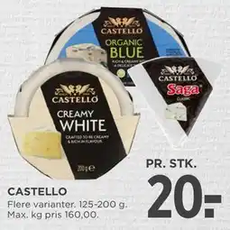 MENY CASTELLO tilbud