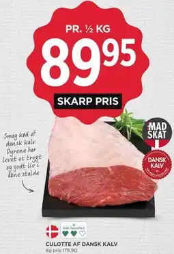 MENY CULOTTE AF DANSK KALV tilbud