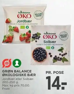 MENY GRØN BALANCE ØKOLOGISKE BÆR tilbud