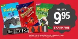 MENY KATJES, FAZER SLIKPOSE ELLER PANDA PEPE XXL tilbud