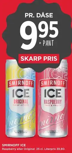 MENY SMIRNOFF ICE tilbud