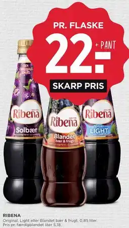 MENY RIBENA tilbud