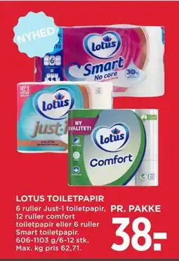 MENY LOTUS TOILETPAPIR tilbud