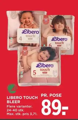 MENY LIBERO TOUCH BLEER tilbud