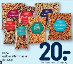 REMA 1000 Trope Nødder eller snacks tilbud