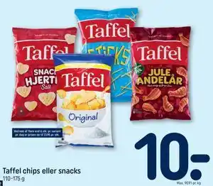 Taffel chips eller snacks