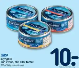 REMA 1000 Glyngøre Tun i vand, olie eller tomat tilbud
