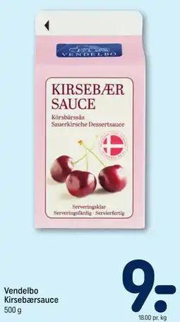 REMA 1000 Vendelbo Kirsebærsauce tilbud