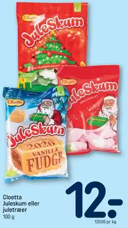 REMA 1000 Cloetta Juleskum eller juletræer tilbud