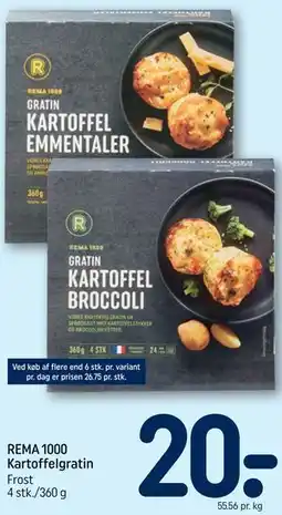 REMA 1000 REMA 1000 Kartoffelgratin tilbud